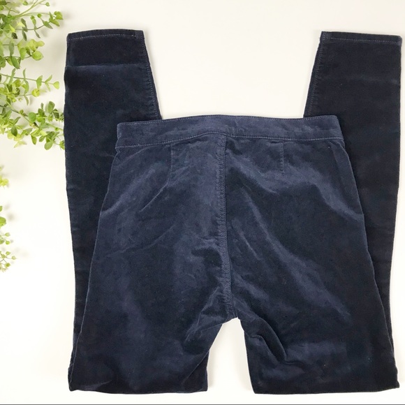 GAP | Burgundy & Navy Velvet Side Zip Legging | 26 - Picture 5 of 14